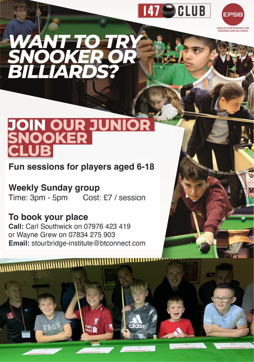 Find Your Snooker Club, WPBSA